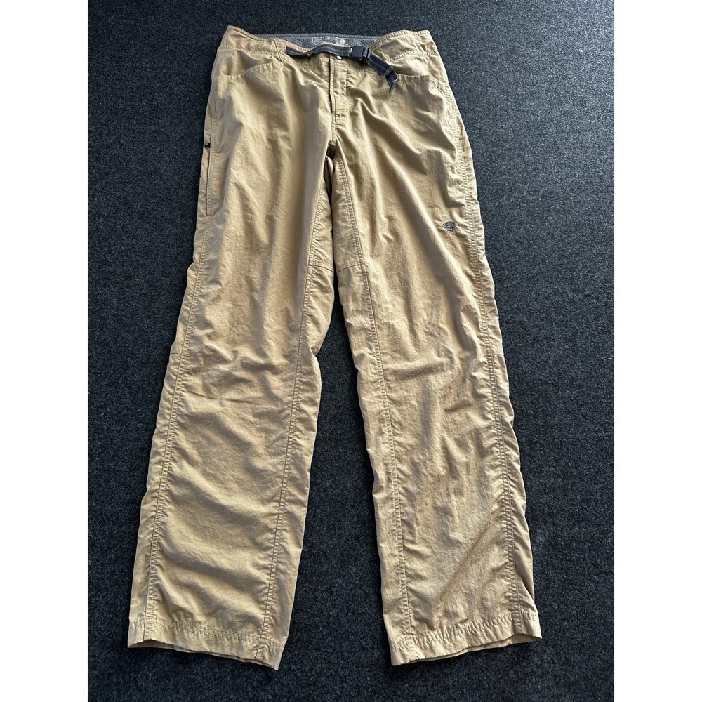 Mountain Hardwear Womens Tan Nylon Hiking Pants OL3905 Size 10/32 Khaki